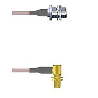 Amphenol Custom Cable Q-2102Q000R048i ສາຍສັນຍານ RF N-SJB/SMA-RJB G316D 48I