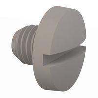 Essentra Components 012528B025 ສະບັບສະກຣູເຄື່ອງຈັກ ສະກຣູສະລອດ, 1/4-28 ການດັບກະດູກ, 1/4 ນິ້ວ ຍາວ