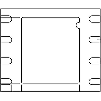 Alliance Memory N25Q064A13EF640E NOR Flash Serial (Micron), 64M, 3V, 108Mhz, Multiple IO, ອຸດສາຫະກຳ, 8pin DFN(6x5), Tray