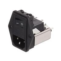 Schaffner FN389B-6-21 Inlets MEDICAL 6A 2 FUSES-ຕິດຕັ້ງແບບ Flange