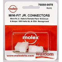 Molex 76650-0078 ຊຸດຕໍ່ຕໍ່ MiniFit Jr Conn Kit Plug and Rect 10Ckt