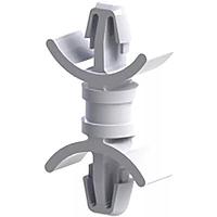 Essentra Components DLCBS5-6-01 ການສະຫນັບສະຫນູນ PCB CB Spt, ຄູ່ລອກສອງ, ທຳມະຊາດ, ຊ່ອງ 3/8 ນິ້ວ