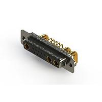 EDAC 630-13W3640-3T2 ຕູ້ຕິດຕໍ່ D-Sub ປະສົມມຸມຂວາ ຕູ້ຕິດຕໍ່ພະລັງງານ Combo D-Sub