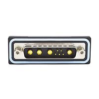 NorComp CDFV9W4113L211 ຕິດຕໍ່ປະສົມ Mixed Contact D-Sub Connectors 9W4 vert solder M FL 4-40 int thrd 20 Amp