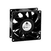 Delta Electronics, Inc. FFB0924EHE-R00 ພັນຫລັງທູບແອັກຊຽວ Tubeaxial Fan, 92x38mm, 24VDC, Ball Bearing, 3-Lead Wires, Locked Rotor Sensor