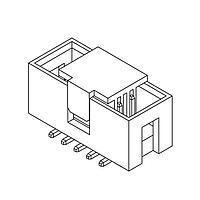 Amphenol Commercial Products G821M208AMC0DEU Shrouded Box Header 2.54mm Pitch STR SMT,2x4Pin,30u" Gold,NY6T,10.16mm_10.30mm,Color-Black,T&R W/CAP