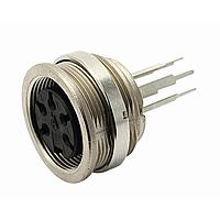 Amphenol Tuchel T 3403 330 ຕົວເຊື່ອມຕໍ່ FRONT MOU F RECPTL 6C SILVER