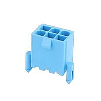 Molex 172447-0602 Headers Mini-Fit Versa Color Hdr, DR, Vrt, w/Peg 2Ckt SN GW ສີຟ້າ