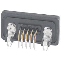 HARTING 09675156758 ຕົວເຊື່ອມ D-Sub - ຄວາມໜາ້ຄວາມຖືກມາດຕະຖານ D SUB IP67 15 ໂພນ ມຸມມອງ