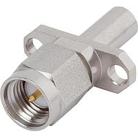 Amphenol SV Microwave SF1189-6104 ຕົວແປ RF - ລະຫວ່າງຊຸດ BMZ F ເຖິງ SMA Male Adapter, 2 ຮ່ອງ