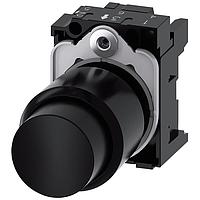 SIEMENS A6X30144565 ປຸ່ມກົດຍົກສູງ PUSHBUTTON. ສີດຳ. ການກົດທີ່ຍືນຍາວ