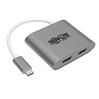 Tripp Lite U444-06N-2H-MST USB Type-C ເປັນ HDMI USB-C ເປັນ DUAL 4K HDMI MST ADPT