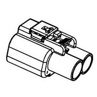 Aptiv F064200 ກອງຫຼັກ 2W FEMALE HSNG ສີດຳ ປິດກັນນ້ຳ