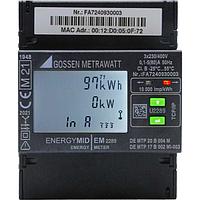 Gossen Metrawatt ENERGYMID TCP/IP (PTB-A 50.7) ເຄື່ອງວັດພະລັງງານ (3 wire system, any load, transformer connection 1(6) A (including 5(6) A))