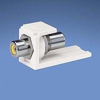 Panduit CMRPGIG ອຸປະກອນຕໍ່ຜ່ານມູນດູ່ມອດູເດີ Mod RCA Pass-Through ສີຂຽວ