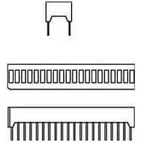 Kingbright DC20/20EWA ບາຣ ກຣາຟ ອາເຣ ຮາຍການ HI EFF ແດງ ກະຈາຍ 20 ສ່ວນ