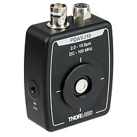 THORLABS PDAVJ10 ເຄື່ອງກວດຈັບພາບທີ່ຂະຫຍາຍ HgCdTe (MCT) (2.0 - 10.6 µm,  Switchable Gain)