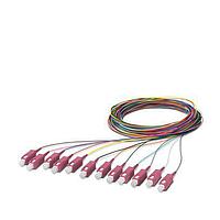 PHOENIX CONTACT 1208112 ການປະກອບສາຍເສັ້ນແສງ Fiber Optic Cable Assemblies FOC-PT9:SC-OM4/25