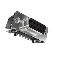 Amphenol FCI D09S70S6UV12LF ຕູ້ຕໍ່ D-Sub - ຄວາມໜາ້ນມາດຕະຖານ D09S70S6UV12LF-DSUB SUB SMT STB 9 SOCKET