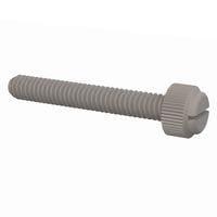Essentra Components 092520175TEG ກຸມນິ້ວສະເລັ່ງຮູ Slotted Thumb Screw, 1/4-20 Thread, 1 3/4 Lg