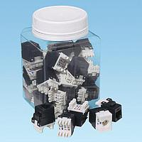 Panduit NKP5E88MBU ໂມດູນ Modular NK Cat 5e punchdown jack module - ສີຟ້າ
