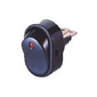 Shin Chin R13-133L-01-BBR ສະລິດສະວັດ Rocker 3P SPST 30A/12VDC ໄຟ LED ແດງ