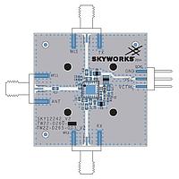 Skyworks Solutions Inc. SKY12242-492LF-EVB ບອດທົດລອງສະຫນັບສະຫນູນ RF Switch 1.8-3GHz 50W SPDT