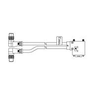 Molex 1200980070 ເສັ້ນສາຍອ່ານສະເຫຼີມ / ເສັ້ນສາຍກະທົບ MIC 5P M/MP 90DEG TO VERT DSUB