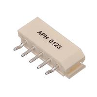 Amphenol Commercial Products G86305111KS2HR Headers - ປິນສະຕຣິບປ໋ຣອຕເກັດ Header 2.5mm Pitch STR DIP,1x5Pin,Matte Tin,NY66,TAIL=3.3mm,ມີ KINK TAIL,ສີ-ທຳມະຊາດ