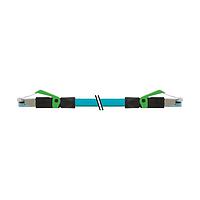 Murrelektronik 7700-74301-S4U0500 ເຄື່ອງສາຍ Ethernet / ເຄື່ອງສາຍເຄືອກຂ່າຍ RJ45 ຊາຍ 0 / RJ45 ຊາຍ 0 ປົກກັນສະຫນັບ Ethernet, TPE 2x2x24AWG SF/UTP CAT5e bu UL/CSA, CM 5m