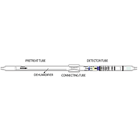 Kitagawa 724 XYLENE (+) ທໍ່ເຄື່ອງກວດຈັບທີ່ໃຊ້ກັບປໍ້າຕົວຢ່າງອາກາດ (70-1,400㎍/㎥)