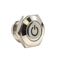 E-Switch PV2F240NNM01 ຕ້ານການທຳລາຍ 0-2A 48VDC ປິດ (ເປີດ) 16mm ແບບແກ້ວ 1 ໂພນ