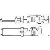 Raychem - TE Connectivity 66255-8 (Cut Strip) ຕິດຕໍ່ 14-12AWG ກົດເງິນ ຕັດສະຕຣິບ 100 ຊຸດ