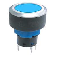 Dailywell KPB22-8700-F10-712-JQ ສະວິດມາດຕະຖານ 3A/250VAC OFF-(ON) LED ສີຟ້າ (12V)