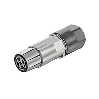 HARTING 09148812405 ອິນເຊີດ Han-Mod M12 D-code ຕົວຍິງ