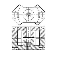 EPCOS B65805C0000R448 Ungapped RM5 N48 1800 -20%+30% ຂາຍເປັນຊຸດ