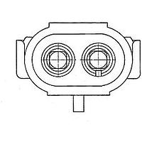 Aptiv 12034074 ຕົວເຊື່ອມຕໍ່ 2 ທາງ M W/P ປິດກັນນ້ຳ