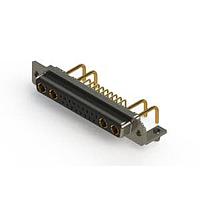 EDAC 630-21W4650-1NB ຕູ້ຕິດຕໍ່ D-Sub ປະສົມມຸມຂວາ ຕູ້ຕິດຕໍ່ພະລັງງານ Combo D-Sub