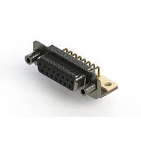 EDAC 622-M15-360-BT6 ຕົວເຊື່ອມ D-Sub - ຄວາມໜາ້ຄວາມຖືກມາດຕະຖານ EDAC ມຸມຂວາ ຕົວເຊື່ອມ D-Sub