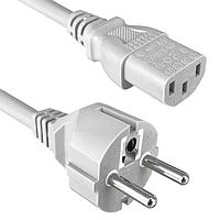 Qualtek Electronics 364019-06 ສາຍພະລັງງານ AC 10A C13 (3M) ຢູໂຣບ ສີເທາ