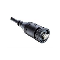 Amphenol LTW RDP-5UAMMM-SLM7A03 Cat 5e RJ45, ຂະໜາດໃຫຍ່, 1.5A, ປົກຄຸມດ້ວຍການຫຸ້ມ, ຕົວຕົວເຊັ່ນ