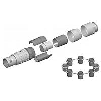 Eaton Souriau-Sunbank JBXFH2G02MSSDSR ຕໍ່ຕໍ່ StrtPlugIP68sz22 M Cont CblClampBS