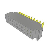 Samtec SFMH-110-02-STL-D-LC Socket .050" Tiger Eye(TM) ສາຍປະຕິບັດງານທີ່ມີຄວາມໜ້າໃຈສູງ