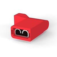 AMP Connectors - TE Connectivity 2-520337-2 ປຸ່ມຮັບ ULTRA FAST FLAG 22-18 AWG