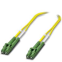 PHOENIX CONTACT 1115628 ສາຍເສັ້ນແສງໄຟເບີ Fiber Optic Cable Assemblies FOC-LC:AA-LC:AA-OS2:D01/0.5