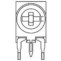 Amphenol Piher N6-S25T0C-102 6 mm ຄາບອນ ໂປເຕນຊຽມມິເຕີ 1Kohms 6mm ດ້ານ ປັບແກ້ໄຂ