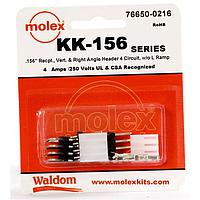 Molex 76650-0216 ຊຸດຕິດຕໍ່ KK-156 Kit no ramp V & RA Hdr Rec 4Ckt