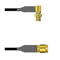 Amphenol Custom Cable Q-2R0690008010i ສາຍສະບັບ RF SMA-RJB/SMA-SP RG58 10I