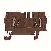 Weidmuller 1683300000 ບລັອກຂໍ້ຕໍ່ຜ່ານ Feed Through Terminal Block ZDU 2.5 BR