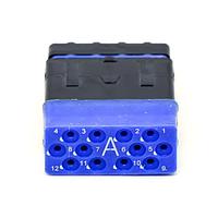 Radiall EPXBEF12CSA ການເຊື່ອມຕໍ່ຮັບສຽງແລະແຜງຄອນເນັກເຕີຣ໌ ຊອກເກັດອິນເຊີດ (ມີຕົວຖືກປົກຄອງ), 12 ຕິດຕໍ່ LUXCIS ສຳລັບ EPXB